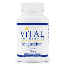 Load image into Gallery viewer, Magnesium Citrate 150mg Supplement 100 capsules