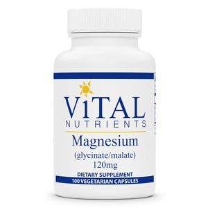 Magnesium (glycinate/malate) 120mg 100 capsules