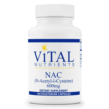 NAC (N-Acetyl-l-Cysteine) 600mg Supplement 100 veg capsules
