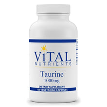 Load image into Gallery viewer, Taurine 1000mg Supplement 120 veg capsules