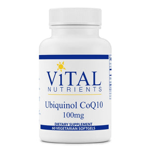 Ubiquinol CoQ10 100mg Supplement 60 vegetarian softgels