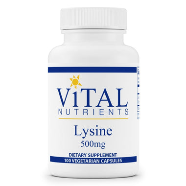 Lysine 500mg Supplement 100 vegetarian capsules