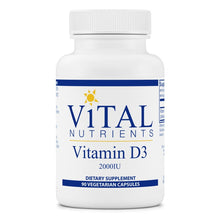 Load image into Gallery viewer, Vitamin D3 2000iu 90 veg capsules