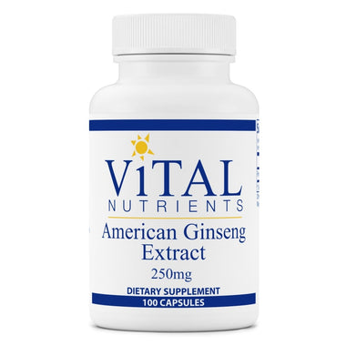 American Ginseng Extract 250mg 100 vcaps
