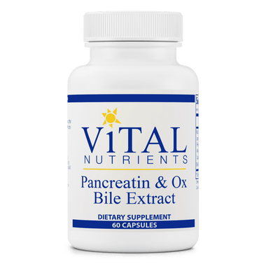 Pancreatin & Ox Bile Extract 60 veg capsules